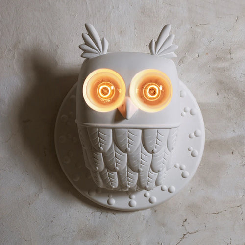 applique murale décorative en résine hibou style nordique postmoderne - vue 2 sur 8