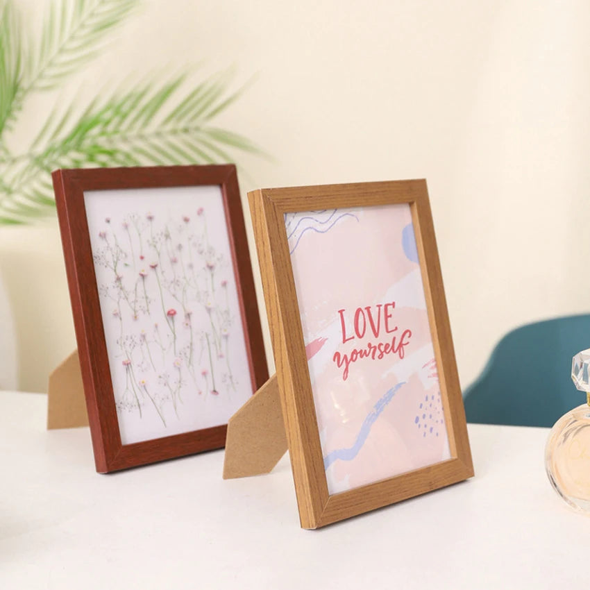 cadre photo en bois pour décoration murale et de bureau - vue 2 sur 10