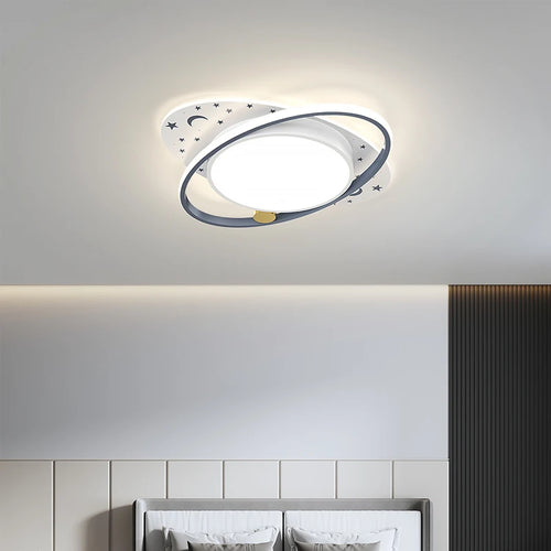 lustre moderne avec télécommande pour éclairage intérieur décoratif - vue 3 sur 15