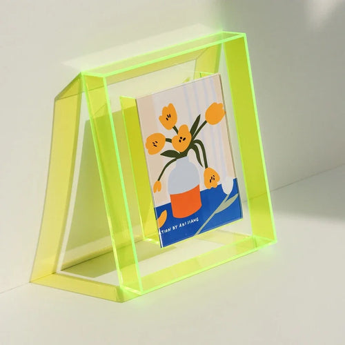 cadre photo acrylique transparent support décoration intérieure bureau - vue 11 sur 14