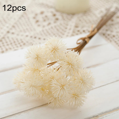 lot de boules de fleurs artificielles pour décoration et bricolage - vue 10 sur 9