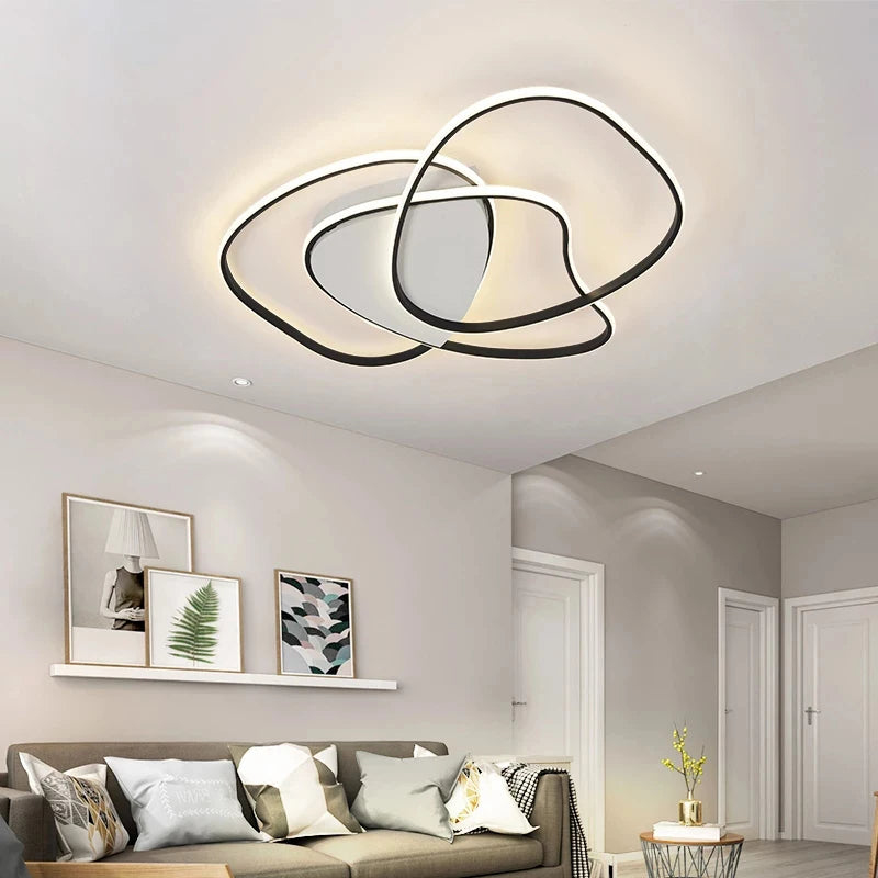 plafonnier led moderne design créatif pour intérieur décoratif - vue 5 sur 10