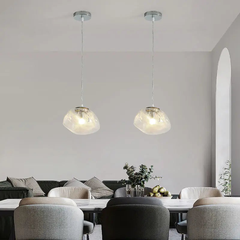 suspension moderne lampe duplex escaliers pour restaurant - vue 5 sur 9