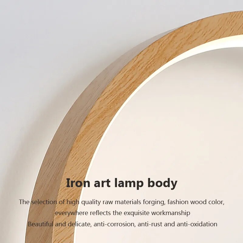 Applique murale LED en bois moderne - vue 7 sur 8