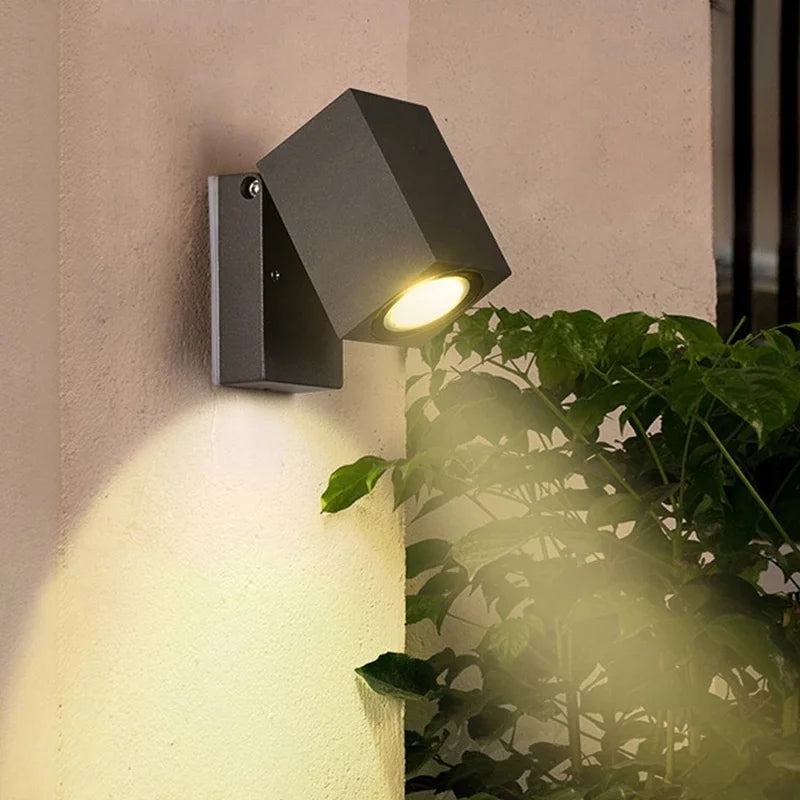 applique murale led extérieure étanche pliante pour cour jardin - vue 4 sur 15