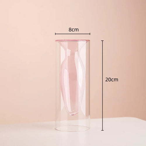 vase en verre teinté pour terrarium et décoration florale - vue 17 sur 18