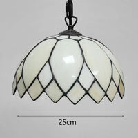 suspension tiffany à feuilles pour décoration intérieure élégante