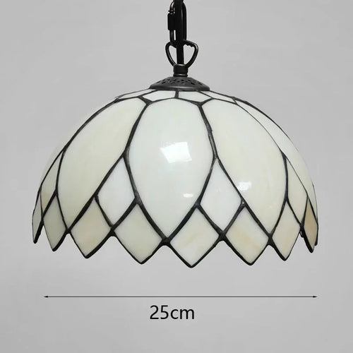 suspension tiffany à feuilles pour décoration intérieure élégante