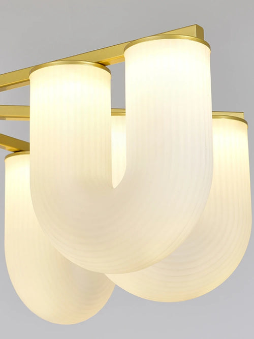 suspension led design nordique moderne en fer pour intérieur - vue 6 sur 10