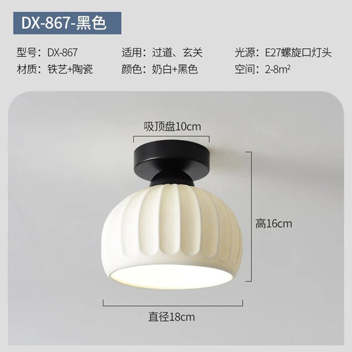 Plafonnier simple moderne blanc - vue 18 sur 23