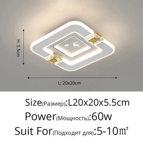 allée nordique led lumières de luxe personnalité créative - vue 12 sur 14