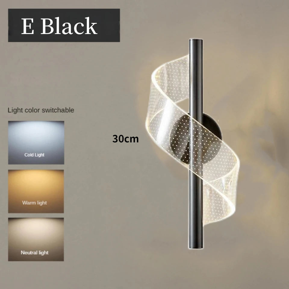 applique murale moderne en acrylique pour décoration intérieure à led - vue 21 sur 21