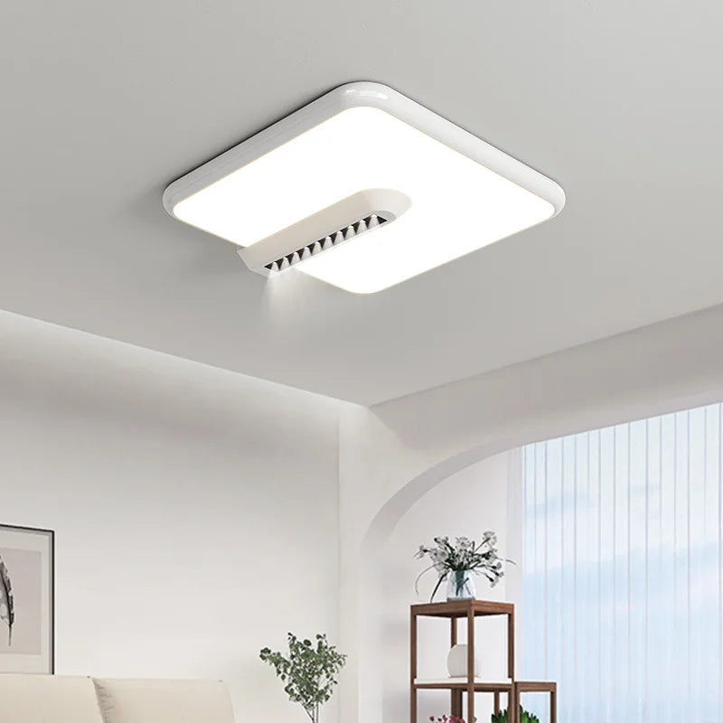 plafonnier led moderne avec télécommande pour décoration - vue 4 sur 12