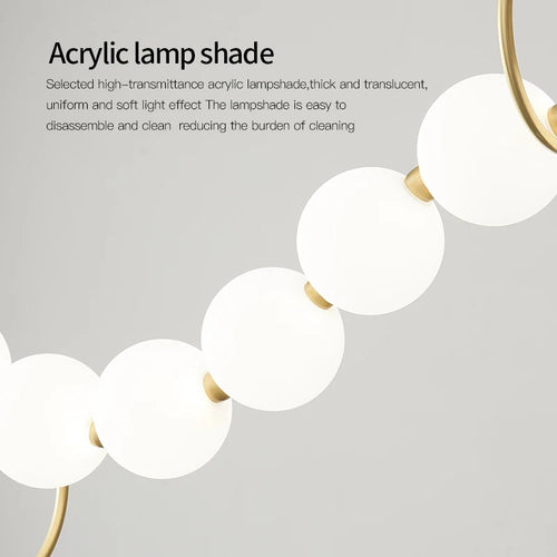 lustre français moderne en cuivre design bar lumière mode duplex simple - vue 7 sur 28