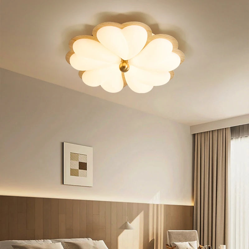 lampe à fleurs pour chambre d'enfant style princesse et étude - vue 6 sur 8