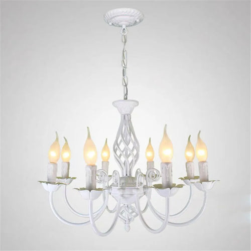 Lustre au Style européen à bougies moderne LED - vue 2 sur 10