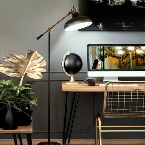 lampadaire rétro simple pour intérieur et extérieur - vue 3 sur 7