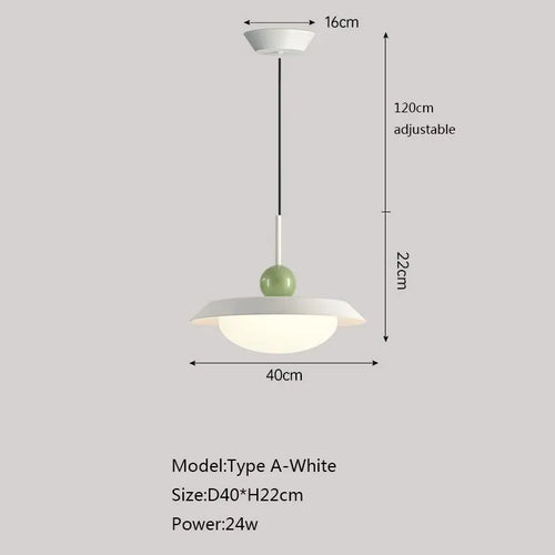 Suspension nordique led décoration maison éclairage intérieur - vue 13 sur 18