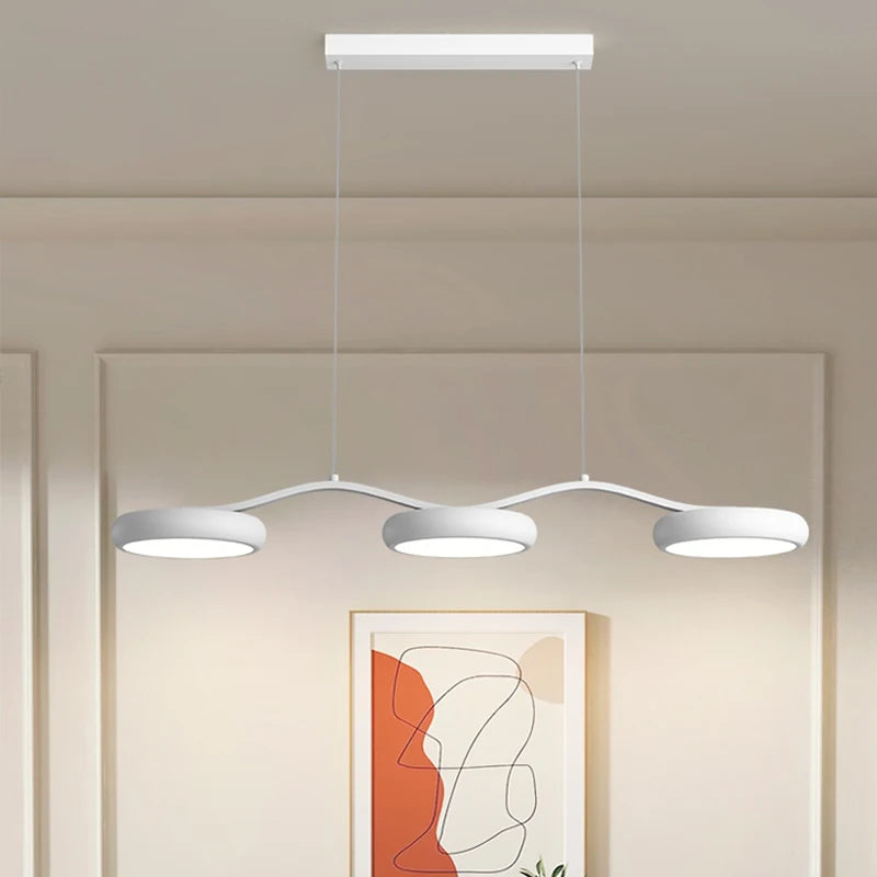 Lustre led pour bar décoration maison - vue 5 sur 8