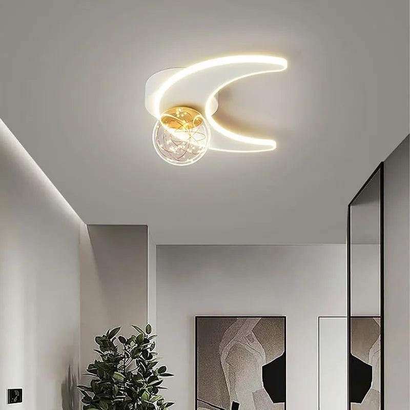 Plafonnier moderne à LEDs pour salon salle à manger chambre couloir balcon décor à la maison - vue 5 sur 11