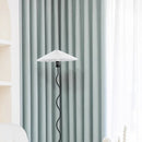 Rideau occultant style minimaliste plissé pour salon chambre