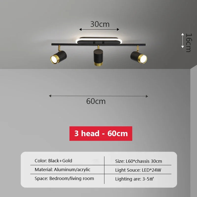 plafonnier led moderne à bande lumineuse décorative pour intérieur - vue 13 sur 21