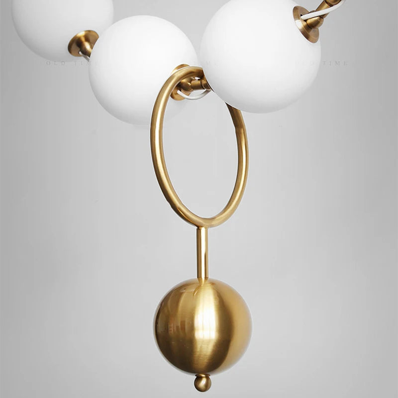 lustre nordique led acrylique pour décoration de maison - vue 5 sur 10