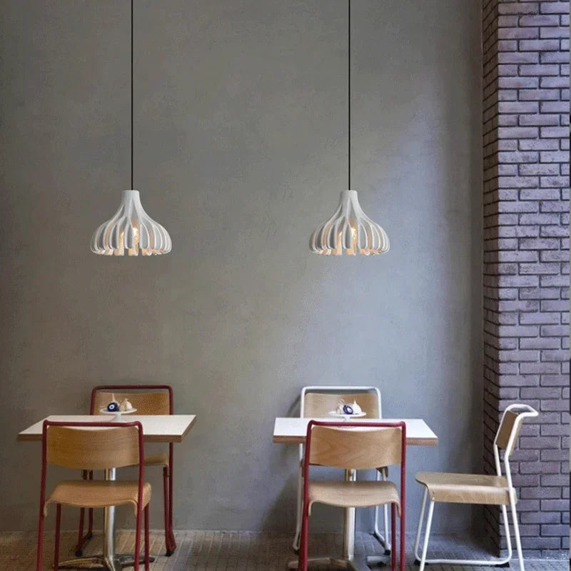 lustre moderne design en résine pour décoration commerciale - vue 3 sur 11