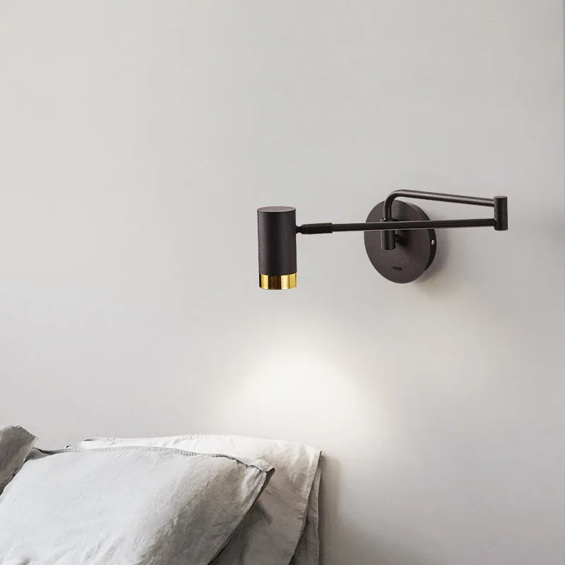 lampe de chevet moderne télescopique design créatif minimaliste - vue 4 sur 10