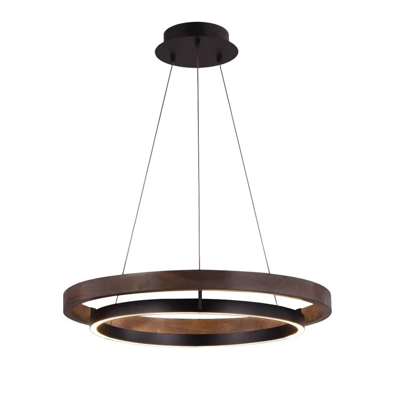 Nordic Rings Chandelier Living Room Decor Home Led Pendant Light Kitchen Island Dining Table Suspension Hanging Lamp - vue 1 sur 8