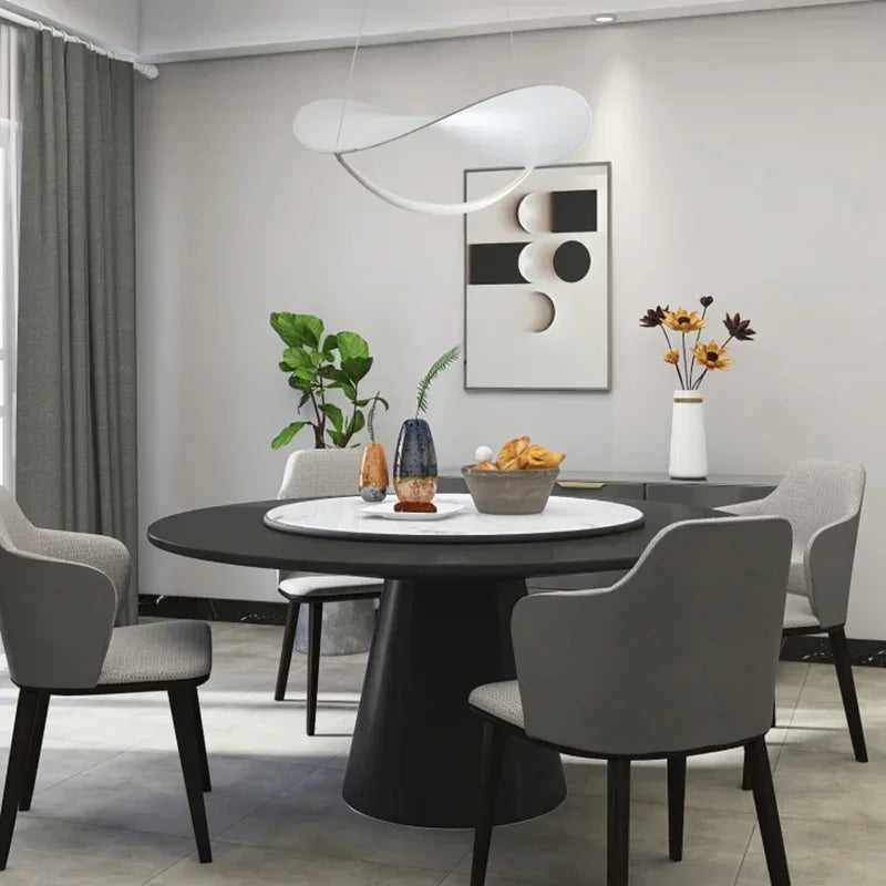 Italy Design High Quality Dining Room Kitchen Island Hanging Lamp Pendant Light Cloth Ceiling Chandelier  Close to Original - vue 4 sur 7