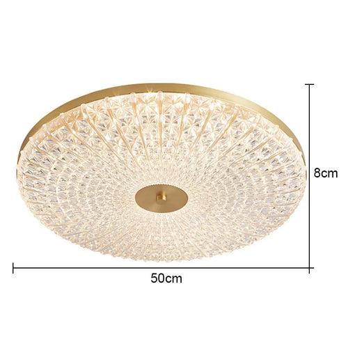 plafonnier led rond en acrylique design moderne pour maison - vue 11 sur 13