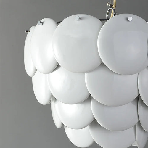 lustre contemporain en céramique style nordique moderne - vue 7 sur 10