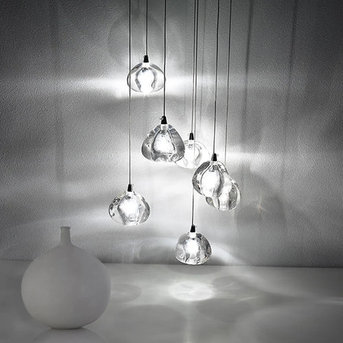 suspension moderne en cristal pour un éclairage élégant - vue 4 sur 15
