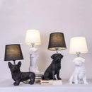 lampe de table led moderne design chiot nordique pour enfants