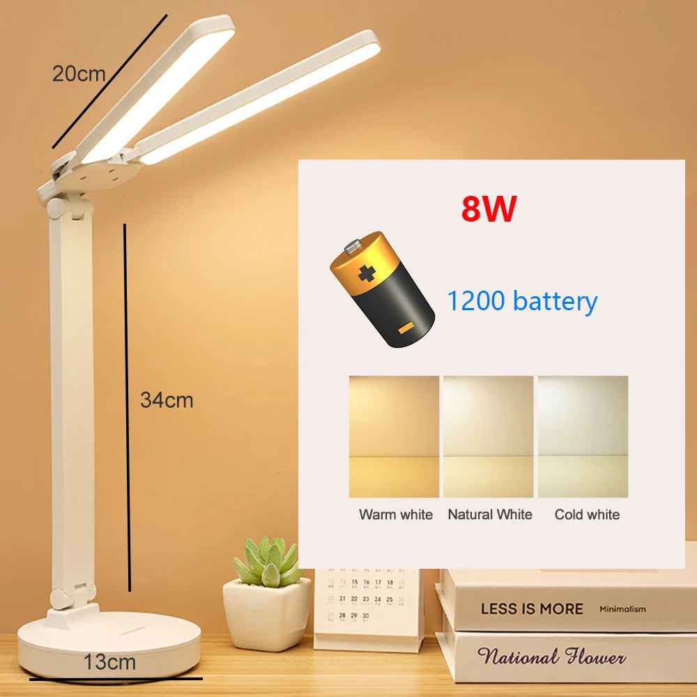lampe de bureau led tactile usb gradation protection yeux - vue 27 sur 29