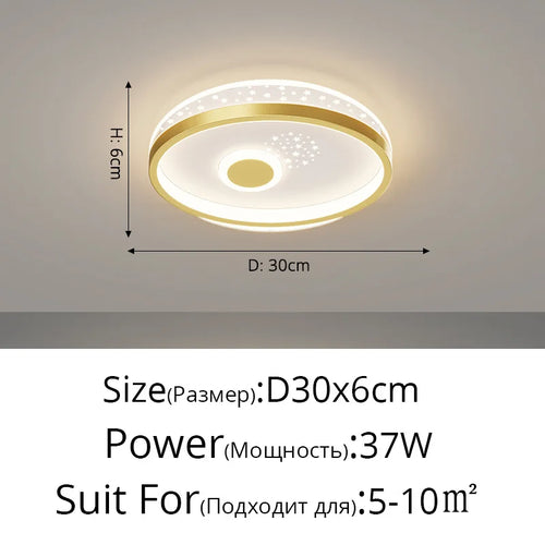 lustre moderne en led pour éclairage d'allée et couloir - vue 12 sur 12
