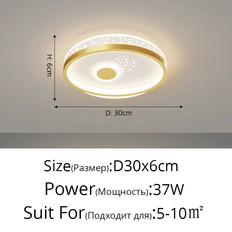 lustre moderne en led pour éclairage d'allée et couloir - vue 12 sur 12
