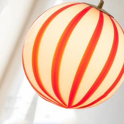 suspension créative en forme de boule de bonbon décorative à LED - vue 6 sur 8