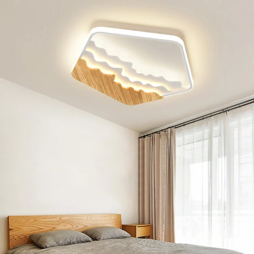 plafonnier style bois moderne minimaliste pour toute la maison - vue 6 sur 11