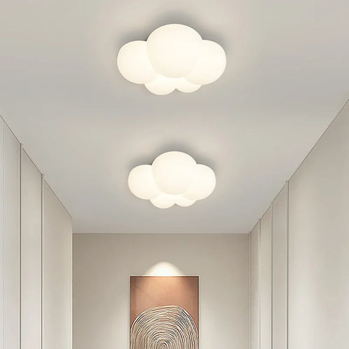 applique murale moderne en forme de nuage blanc pour intérieur - vue 5 sur 12