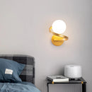 Applique murale led verre moderne intérieur loft miroir façade