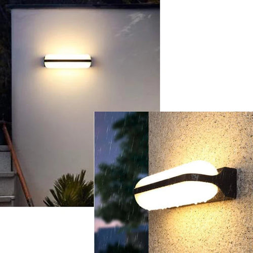 applique murale led étanche double tête pour extérieur - vue 3 sur 8
