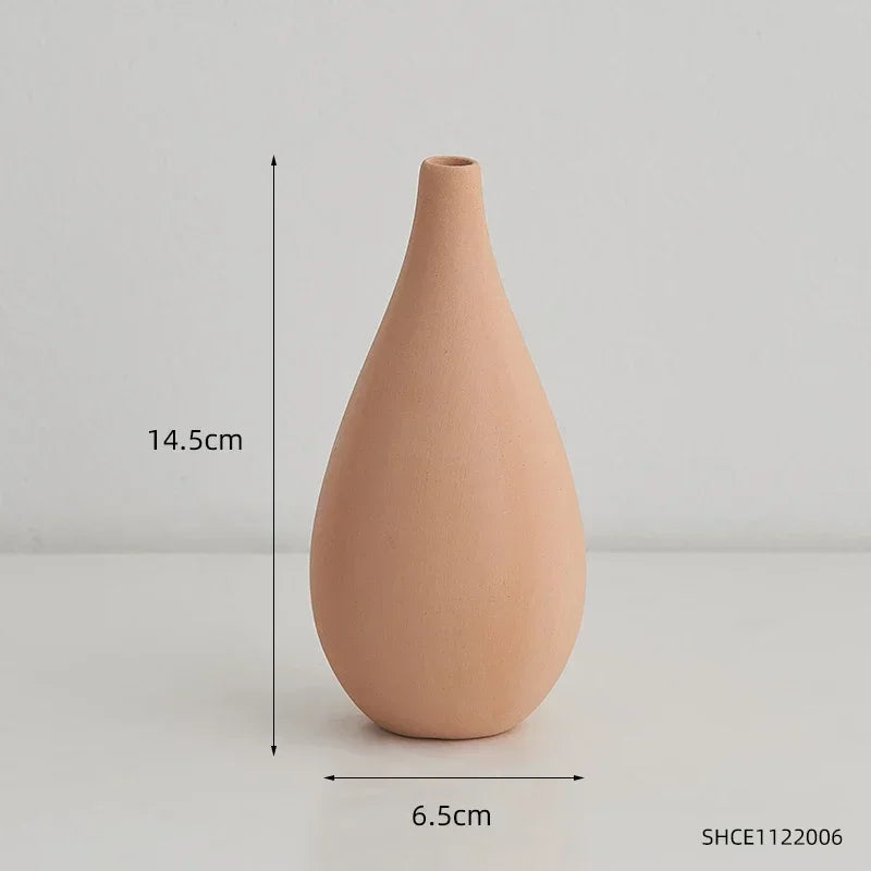 vase en céramique pour décoration florale nordique élégante - vue 7 sur 11