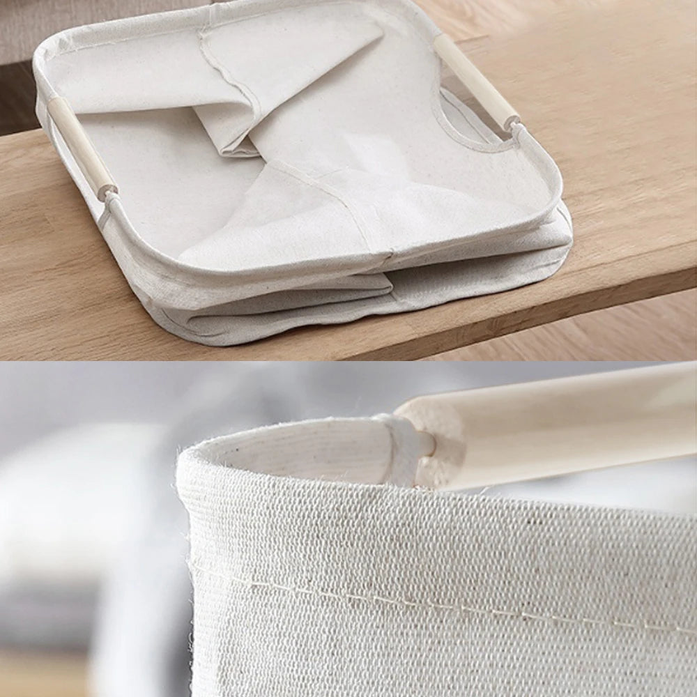 panier de rangement portable pour linge et objets divers - vue 4 sur 10
