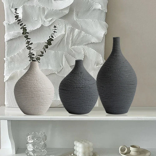 vase décoratif en céramique luxe nordique pour intérieur et bureau - vue 10 sur 10