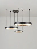 lustre moderne nordique éclairage suspension lampe ronde plafonnier