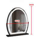 miroir de courtoisie éclairé avec capteur tactile et éclairage dimmable