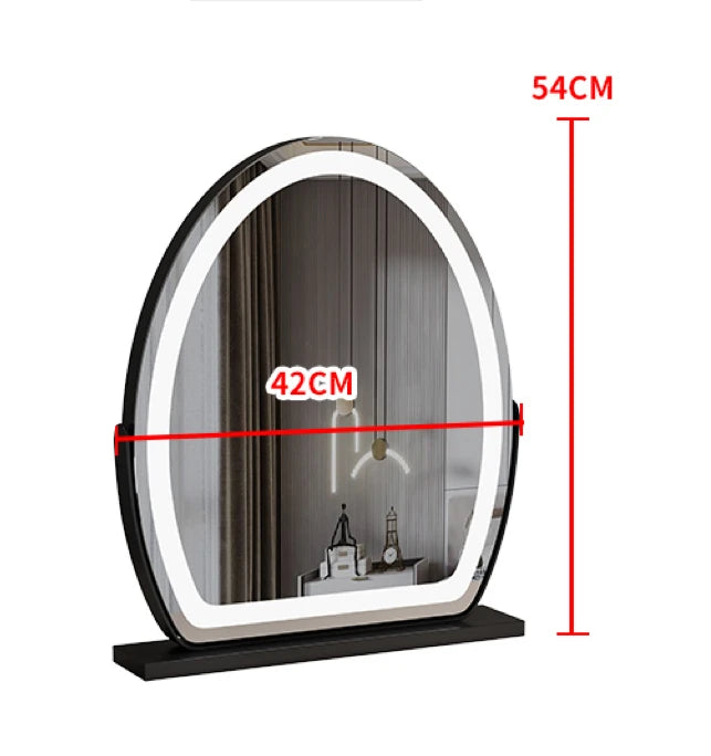 miroir de courtoisie éclairé avec capteur tactile et éclairage dimmable - vue 14 sur 15