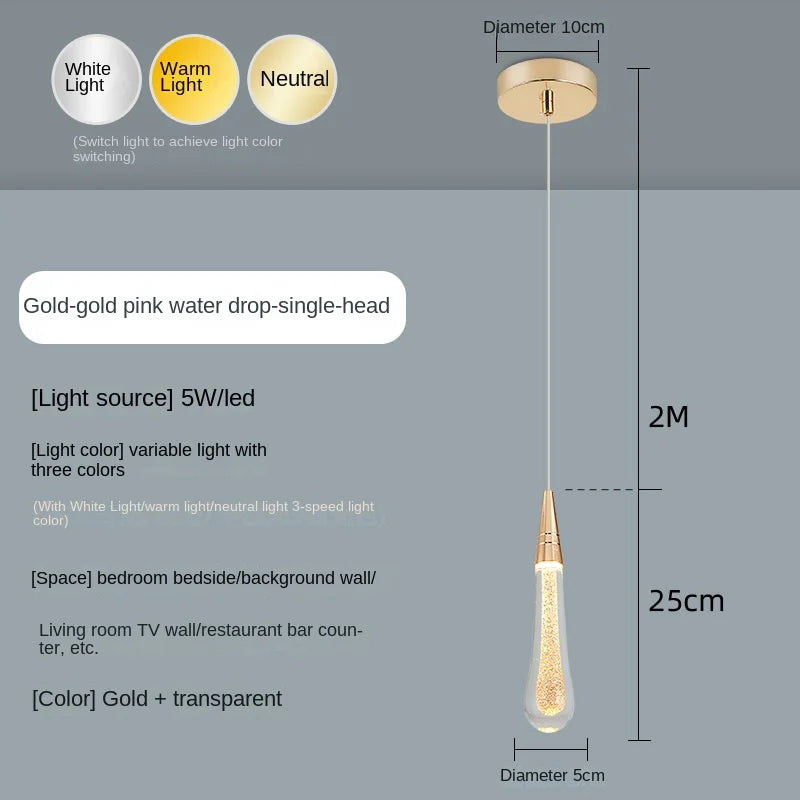 Suspension en cristal au design moderne - vue 12 sur 18